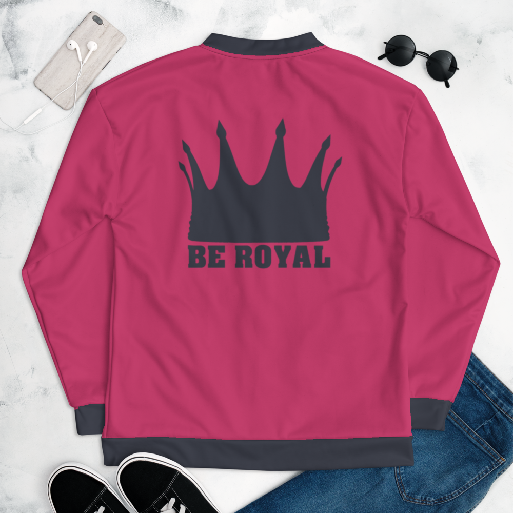 Be Royal Raspberry Sorbet Bomber Jacket