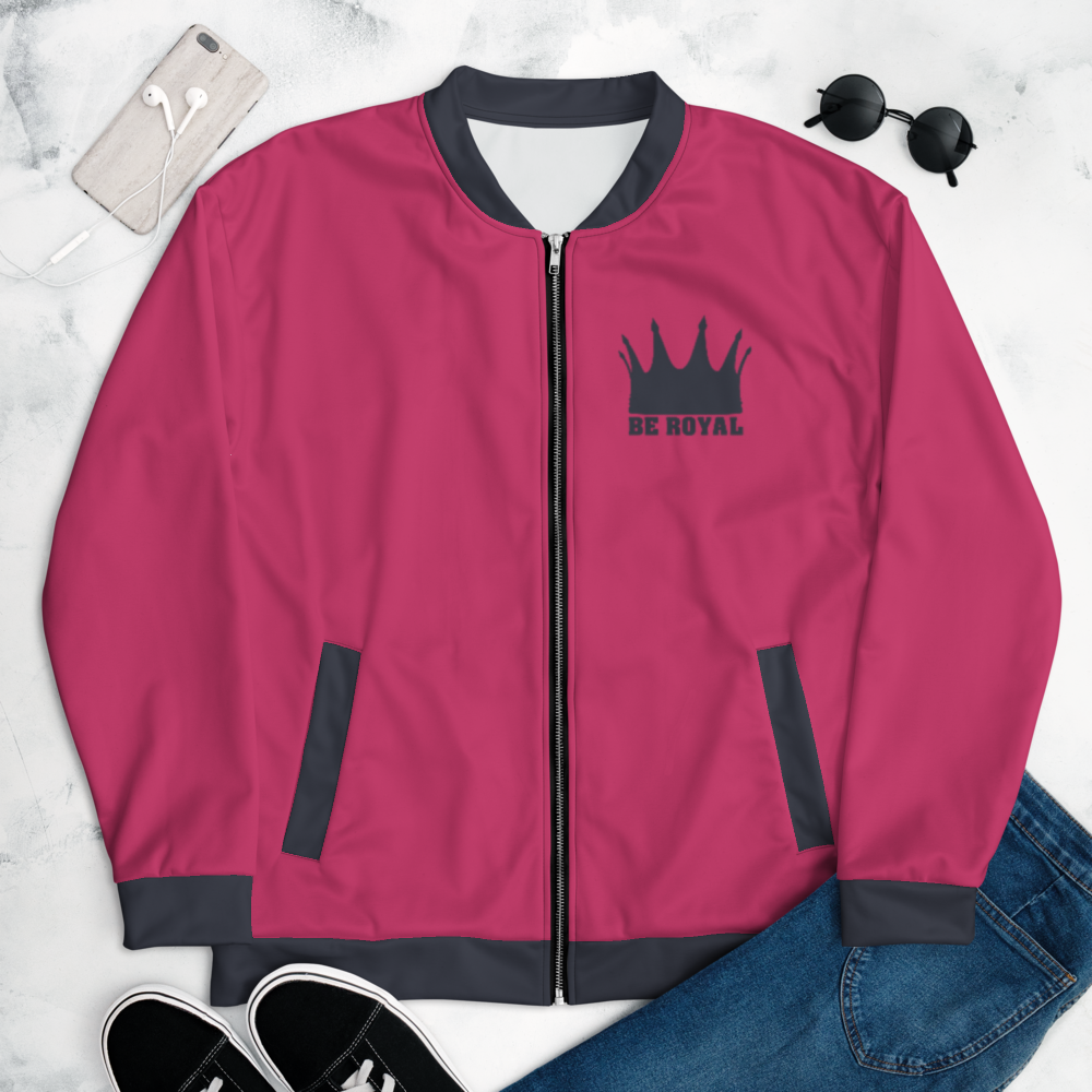 Be Royal Raspberry Sorbet Bomber Jacket