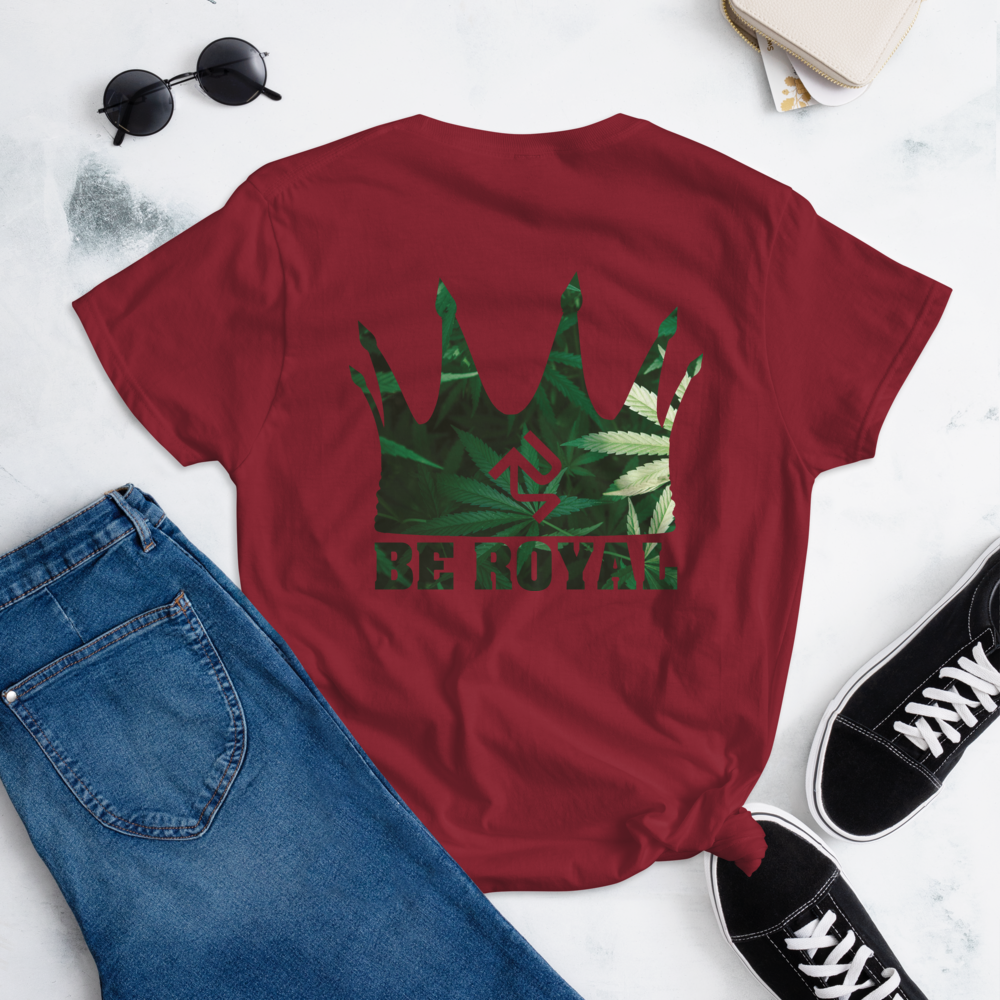 Be Royal Marijuana Crown Women's T-shirt