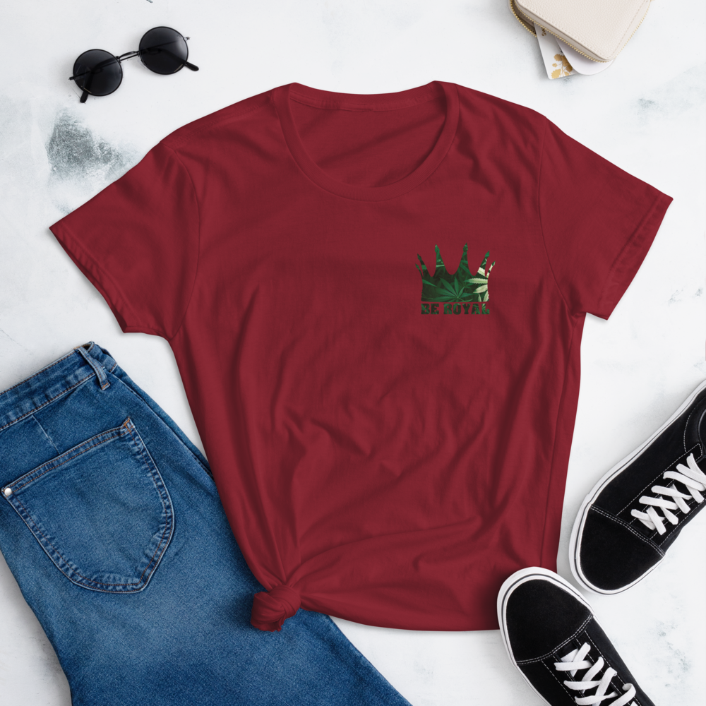 Be Royal Marijuana Crown Women's T-shirt