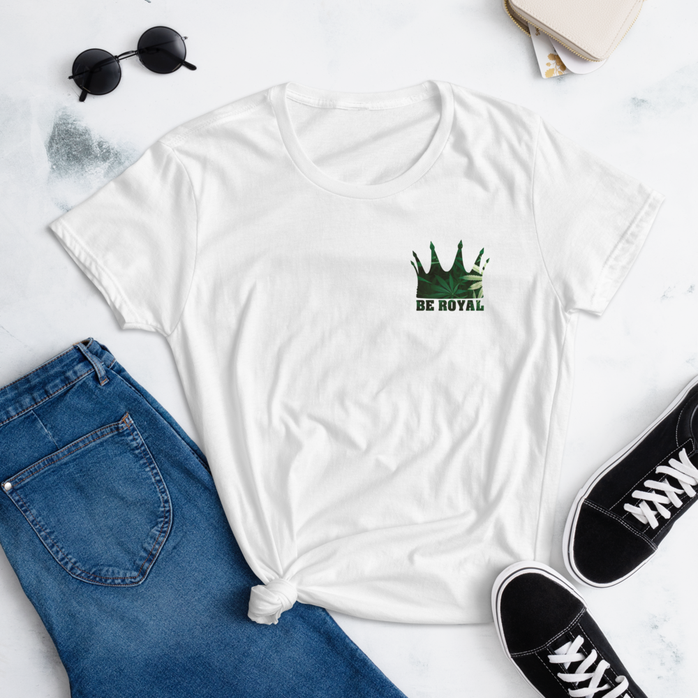 Be Royal Marijuana Crown Women's T-shirt